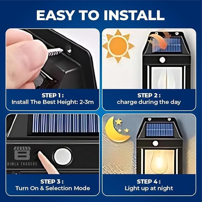 Solar Outdoor Wall Light