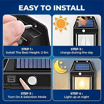Solar Outdoor Wall Light
