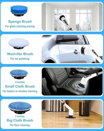 9-in-1  Electric Spin Scrubber for Bathroom & Home