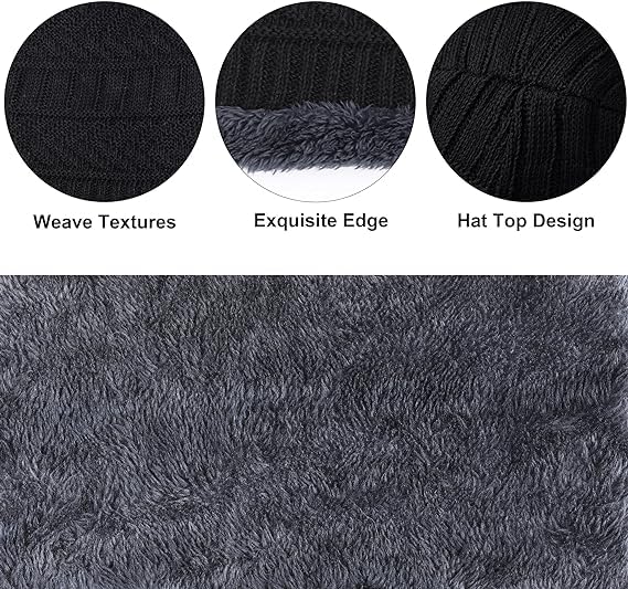 Winter Cap with Neck Warmer Set (Mix Colour)
