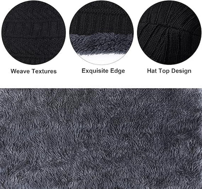 Winter Cap with Neck Warmer Set (Mix Colour)