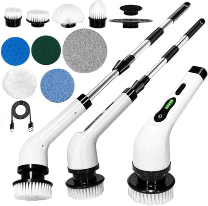 9-in-1  Electric Spin Scrubber for Bathroom & Home